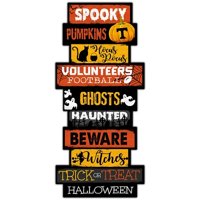 Tennessee Volunteers 24'' Halloween Celebration Stack Sign