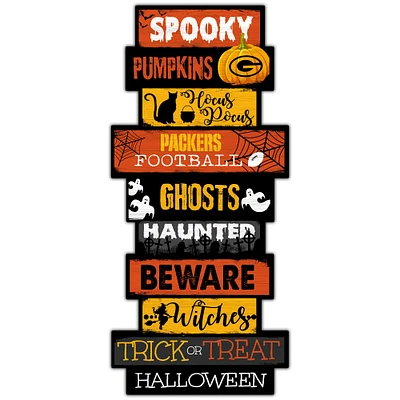 Green Bay Packers 24'' Halloween Celebration Stack Sign
