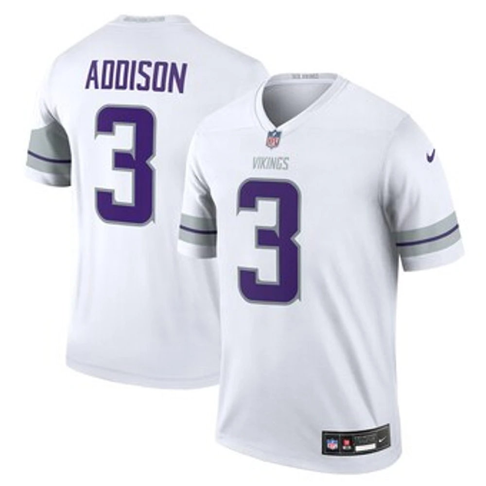 Men's Nike Jordan Addison White Minnesota Vikings Legend Player Performance Top