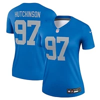 Women's Nike Aidan Hutchinson Detroit Lions Alternate Legend Player Performance Top
