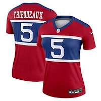 Women's Nike Kayvon Thibodeaux  Red New York Giants Alternate Legend Player Performance Top