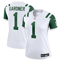 Women's Nike Ahmad Sauce Gardner Classic Alternate White New York Jets Legend Player Performance Top
