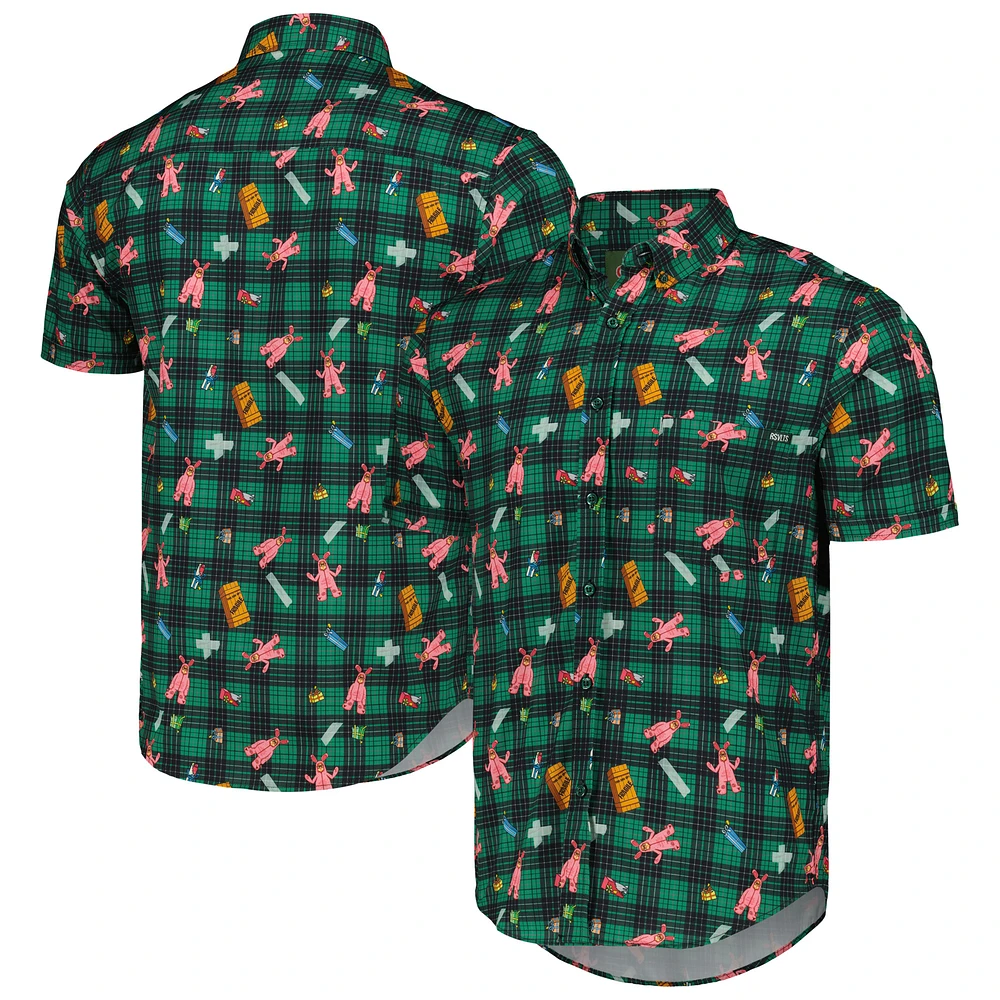 Unisex RSVLTS Green A Christmas Story on Cleveland Street KUNUFLEX Button-Down Shirt