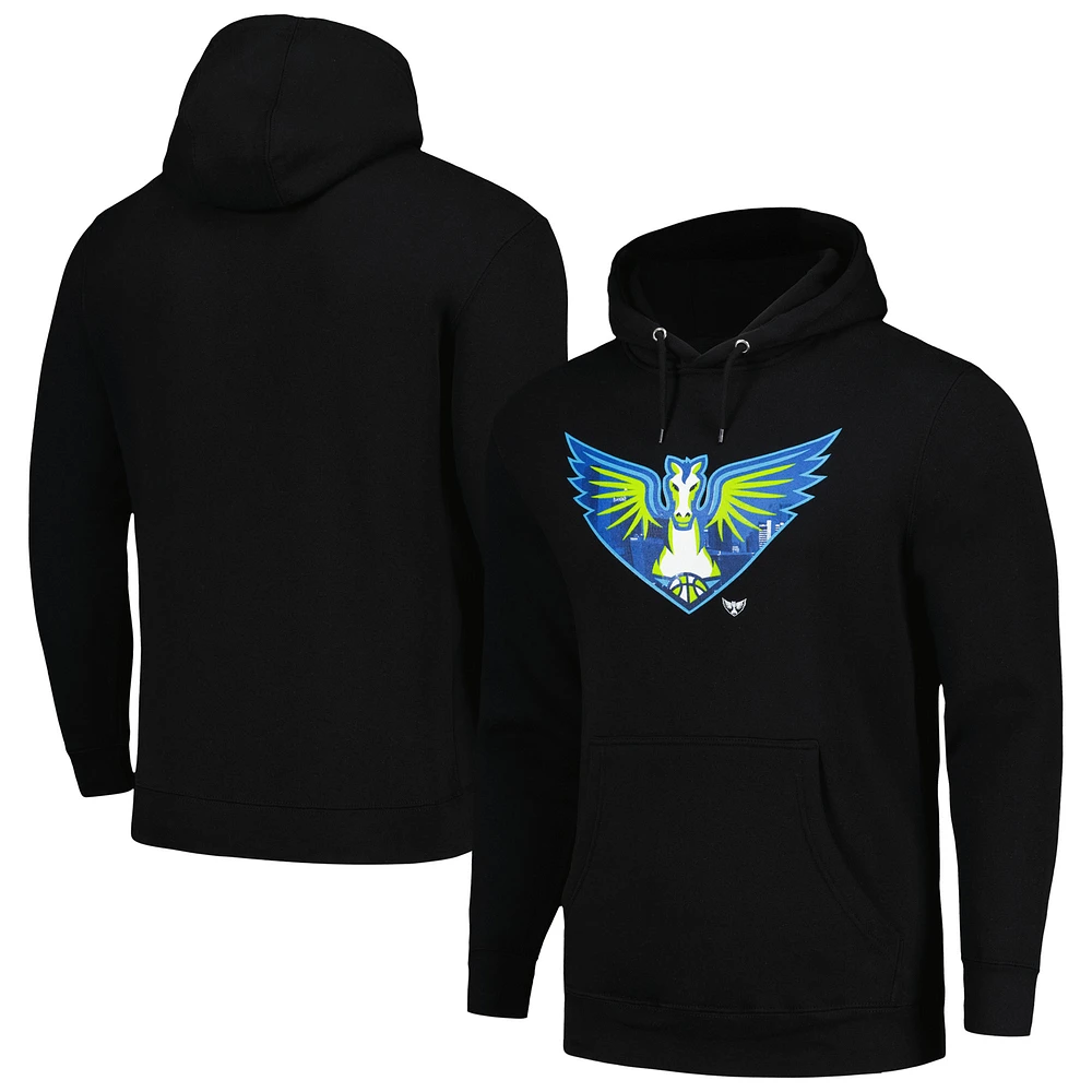 Unisex Stadium Essentials Black Dallas Wings City View Pullover Hoodie