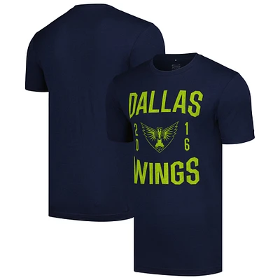 Unisex Stadium Essentials Navy Dallas Wings City Year T-Shirt