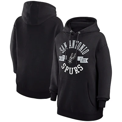 Women's G-III 4Her by Carl Banks Black San Antonio Spurs City Pullover Hoodie