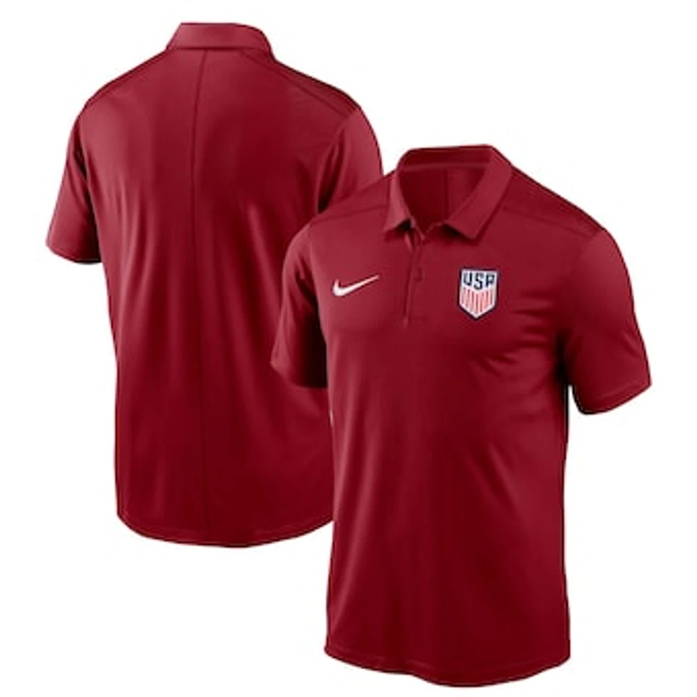 Men's Nike Red USMNT Victory Performance Polo