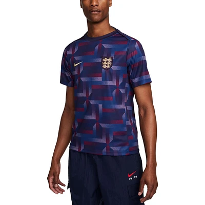 Men's Nike Purple England National Team 2024 Academy Pro Pre-Match Top