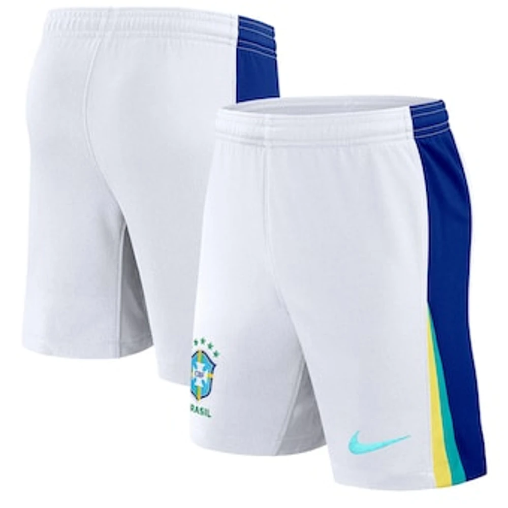 Men's Nike White Brazil National Team 2024 Away Stadium Shorts