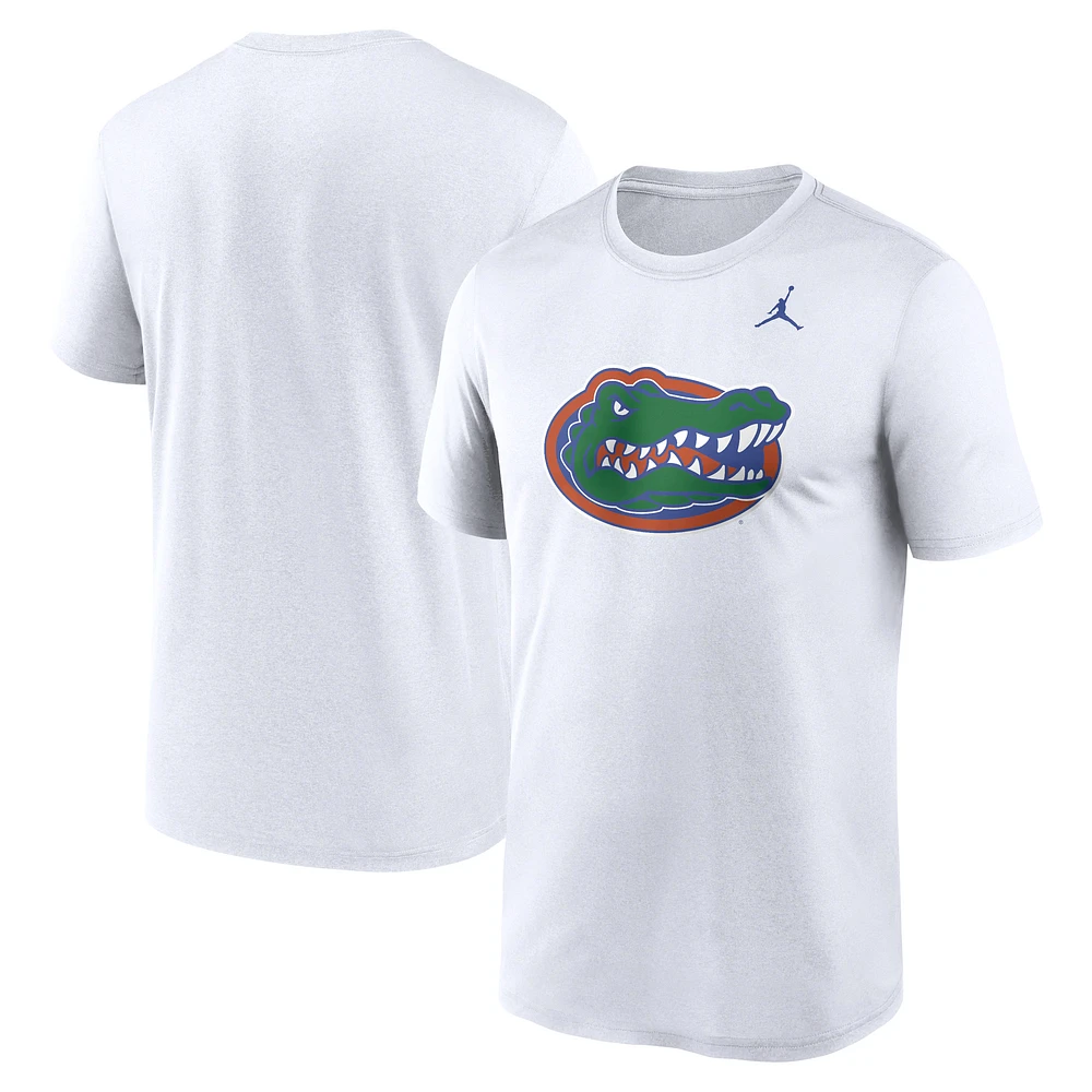 Men's Jordan Brand White Florida Gators Primetime Legend Logo T-Shirt
