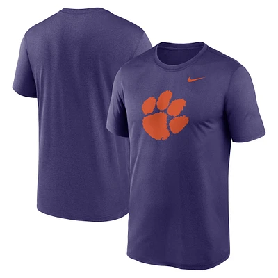 Men's Nike Purple Clemson Tigers Primetime Legend Logo T-Shirt
