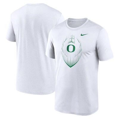Men's Nike White Oregon Ducks Primetime Legend Icon Performance T-Shirt