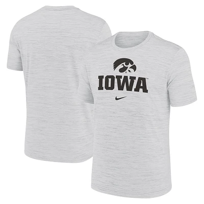 Men's Nike White Iowa Hawkeyes Primetime Velocity T-Shirt