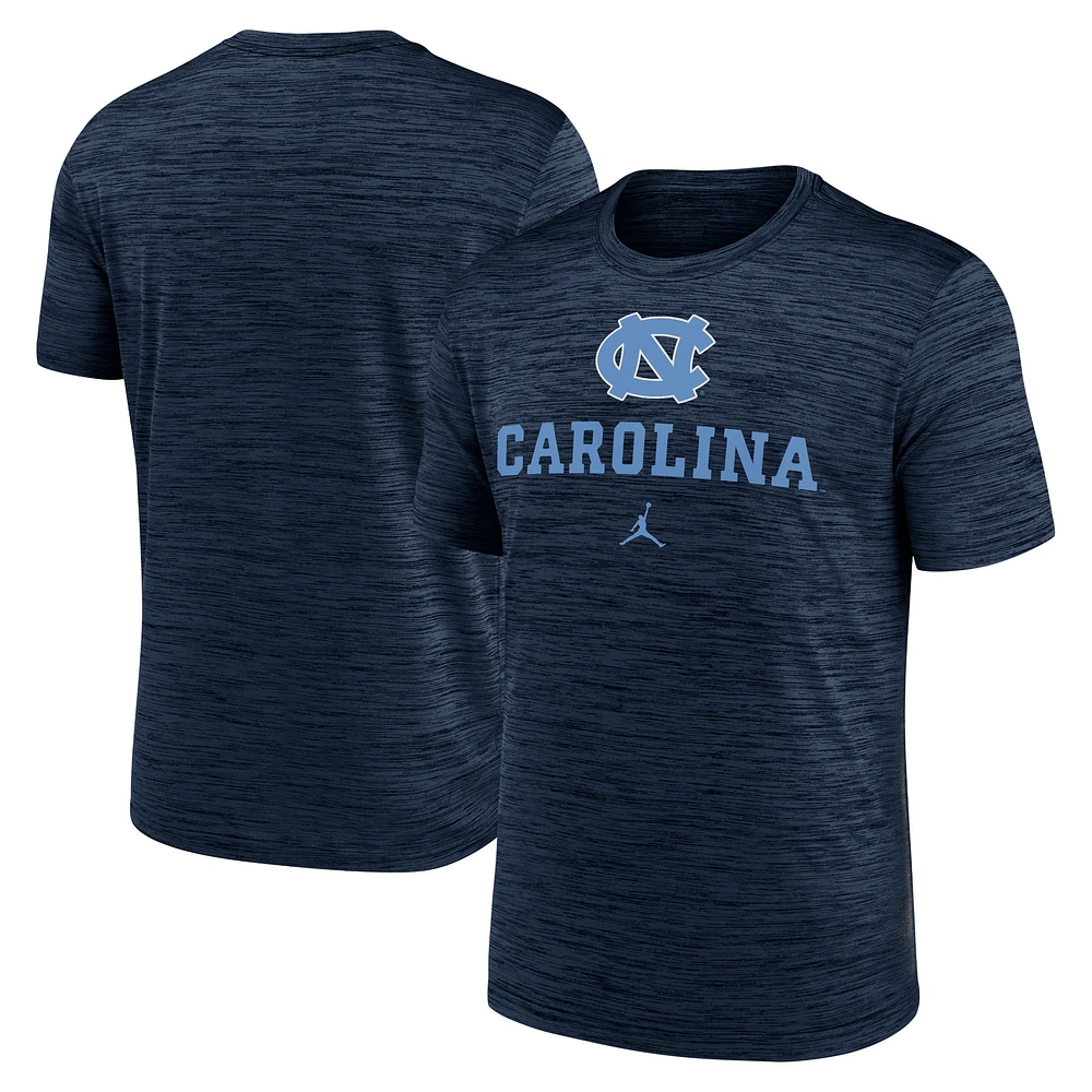 Men's Jordan Brand Navy North Carolina Tar Heels Primetime Velocity Dri-FIT T-Shirt