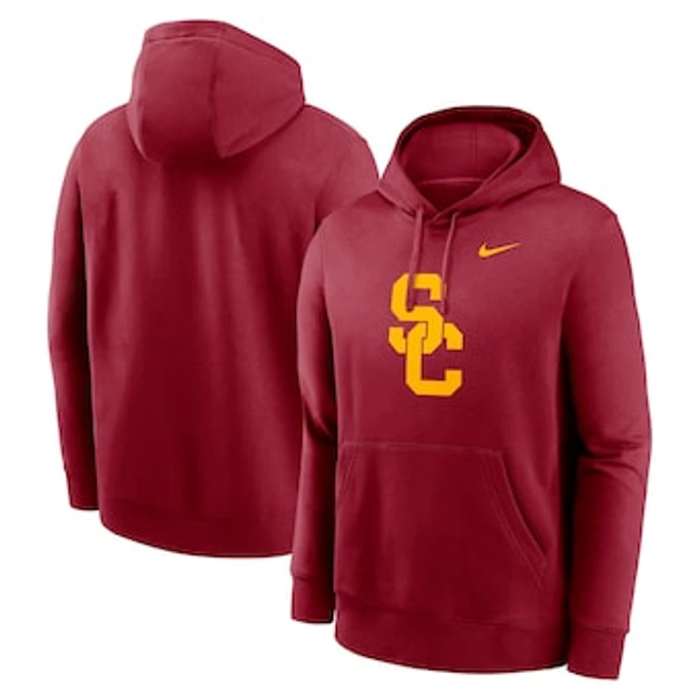 Men's Nike Crimson USC Trojans Primetime Club Fleece Pullover Hoodie
