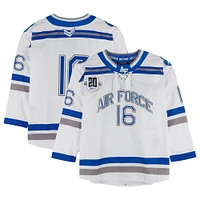 Air Force Falcons Team-Issued #16 Blue Jersey with Atlantic Hockey 20th Anniversary Patch from the Hockey Program