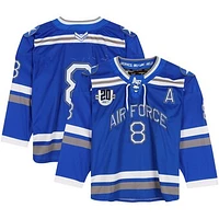 Air Force Falcons Team-Issued #8 Blue Jersey with 20th Anniversary Patch from the Hockey Program