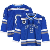 Air Force Falcons Team-Issued #8 Blue Jersey with 20th Anniversary Patch from the Hockey Program