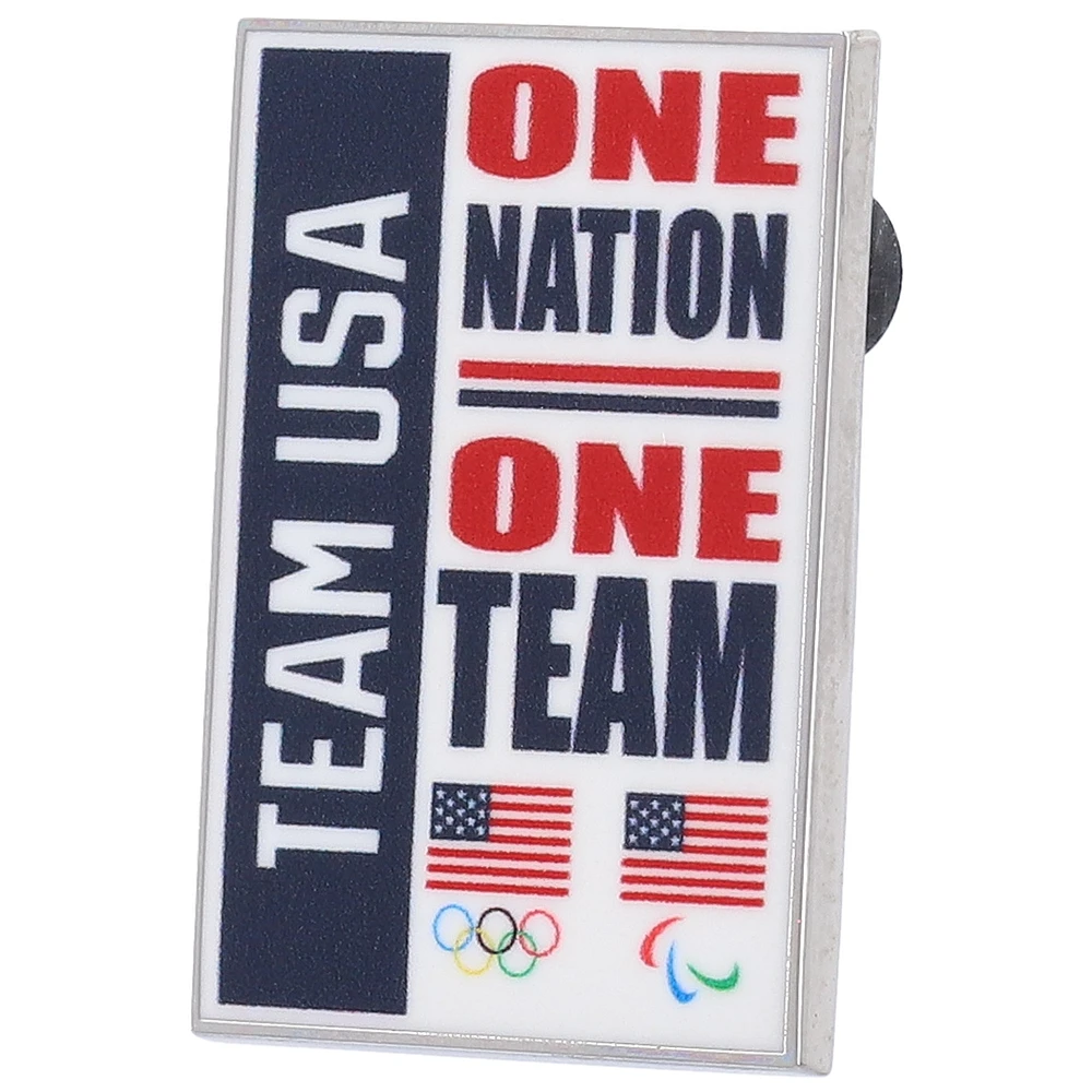Team USA One Nation One Team Lapel Pin