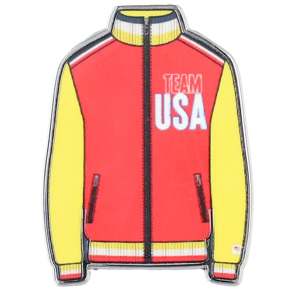 Team USA Sunset Letterman Jacket Lapel Pin