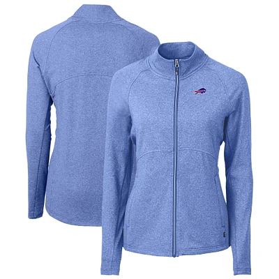 Women's Cutter & Buck Royal Buffalo Bills Adapt Eco Knit Recycled Full-Zip Jacket