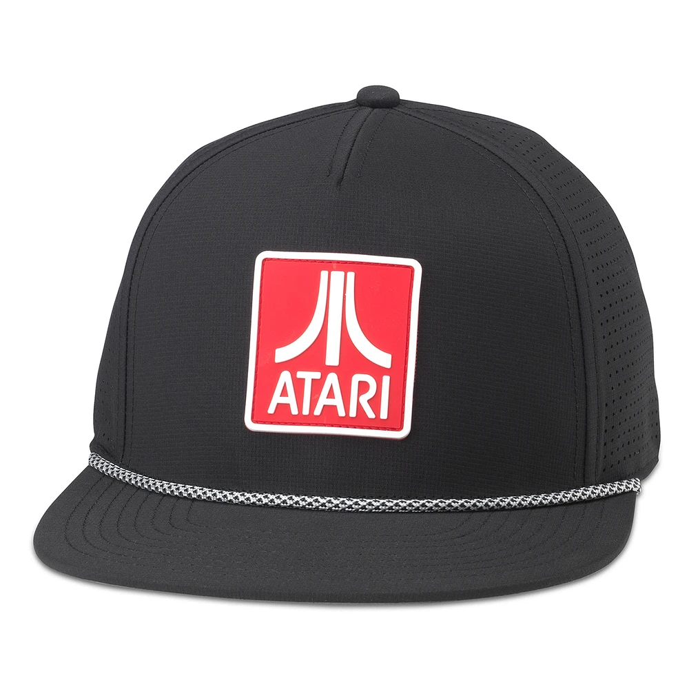 Unisex American Needle Black Atari Buxton Pro Snapback Hat