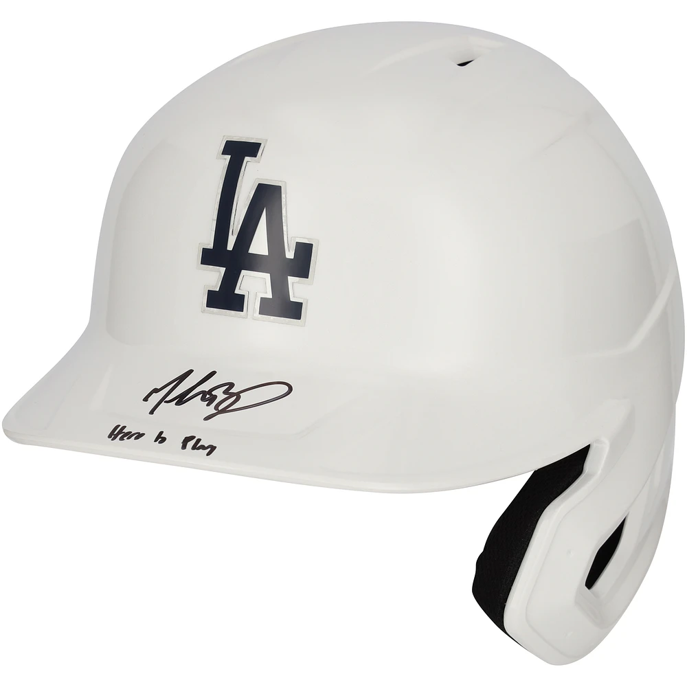Limited Edition of 12: Mookie Betts Los Angeles Dodgers Autographed Rawlings Replica Batting Helmet with Inscription
