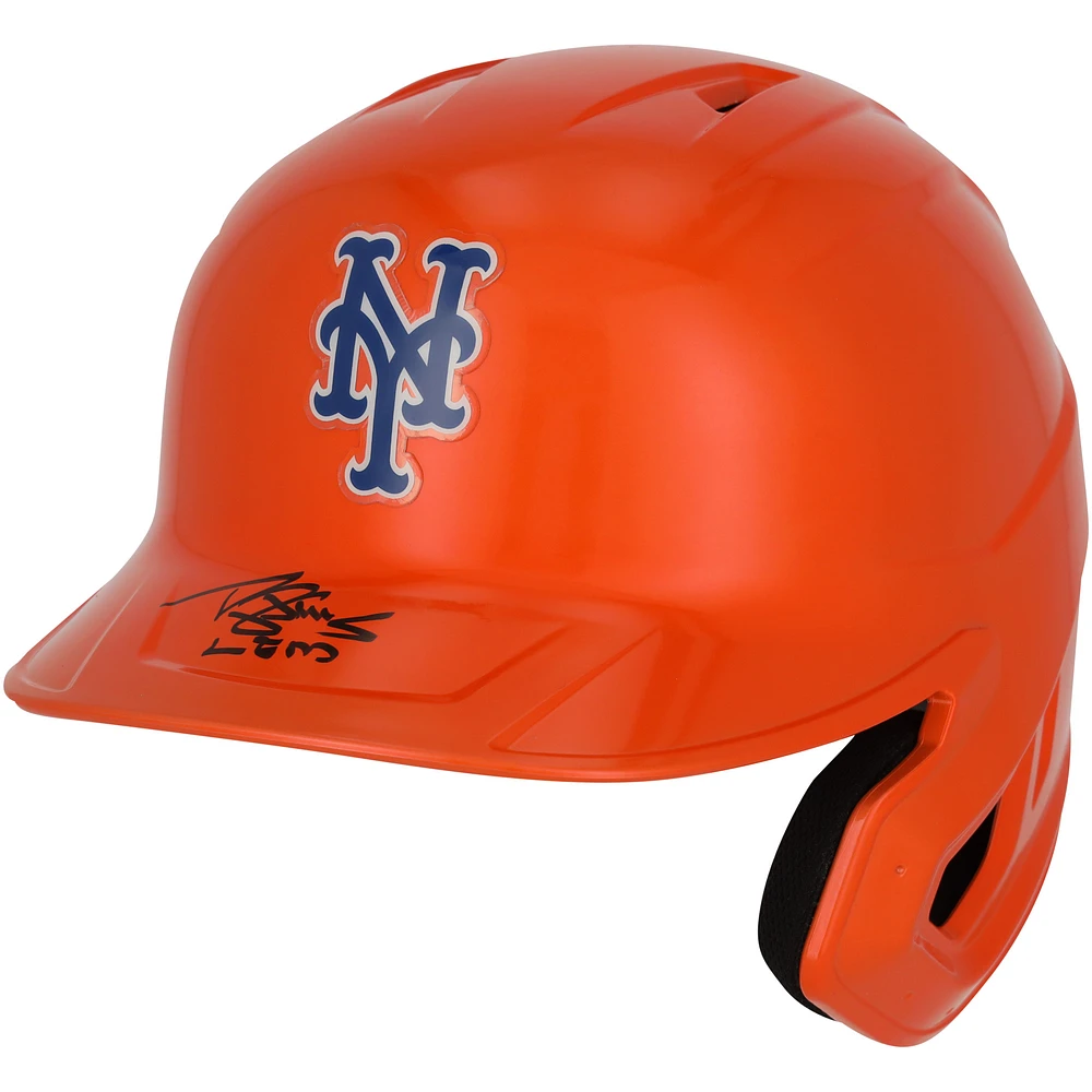 Limited Edition of 18: Darryl Strawberry New York Mets Autographed Rawlings Replica Batting Helmet with Inscription