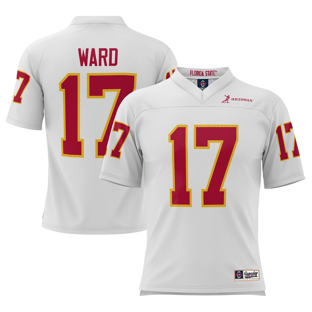 Youth GameDay Greats Charlie Ward White Florida State Seminoles Heisman Football Jersey