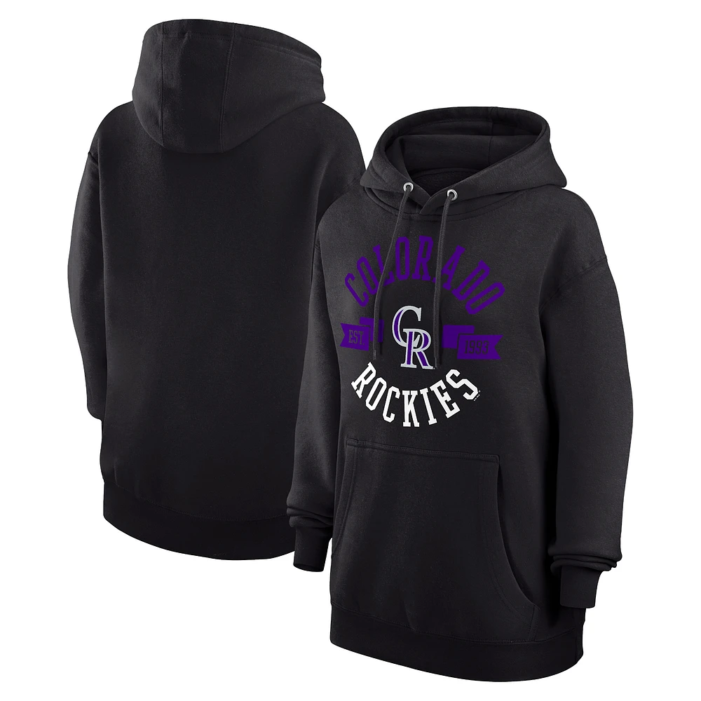 Women's G-III 4Her by Carl Banks Colorado Rockies City Graphic Pullover Hoodie