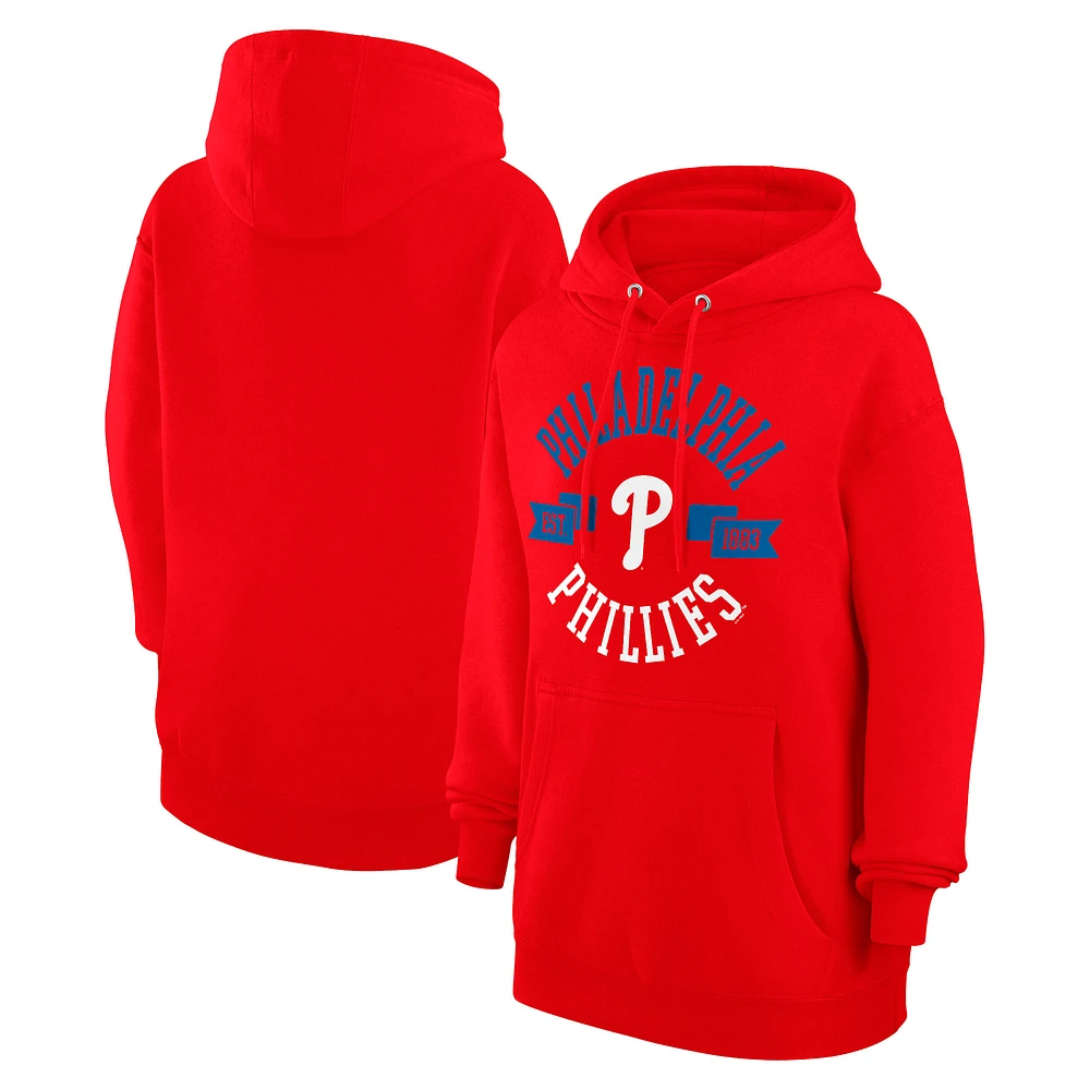 Women's G-III 4Her by Carl Banks Philadelphia Phillies City Graphic Pullover Hoodie