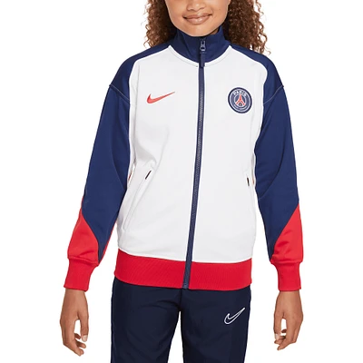 Youth Nike White Paris Saint-Germain 2024/25 Academy Pro Anthem Full-Zip Jacket