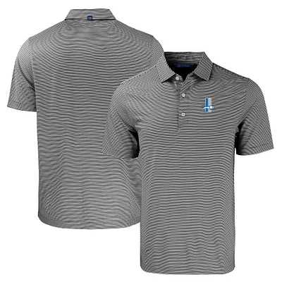 Men's Cutter & Buck / Detroit Lions Throwback Forge Eco Double Stripe Stretch Recycled Polo