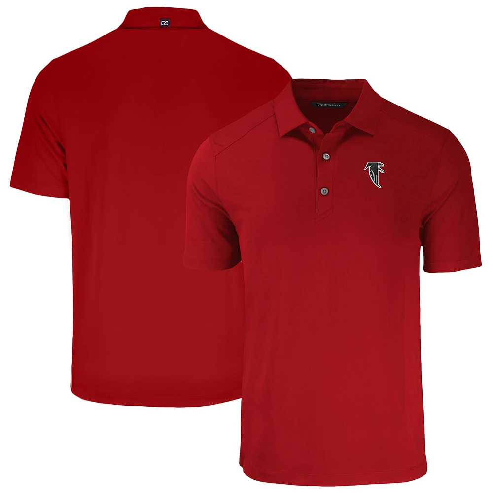 Men's Cutter & Buck Red Atlanta Falcons Throwback Big & Tall Forge Eco Stretch Recycled Polo