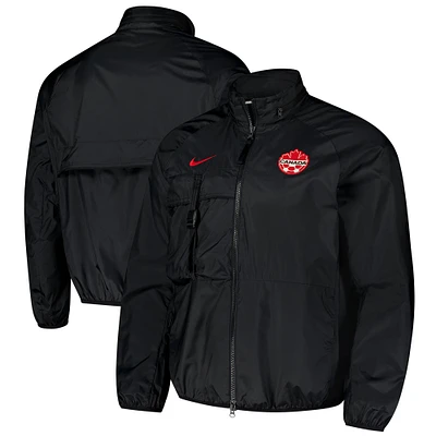 Men's Nike Black Canada Soccer 2024 Halo Anthem Full-Zip Jacket