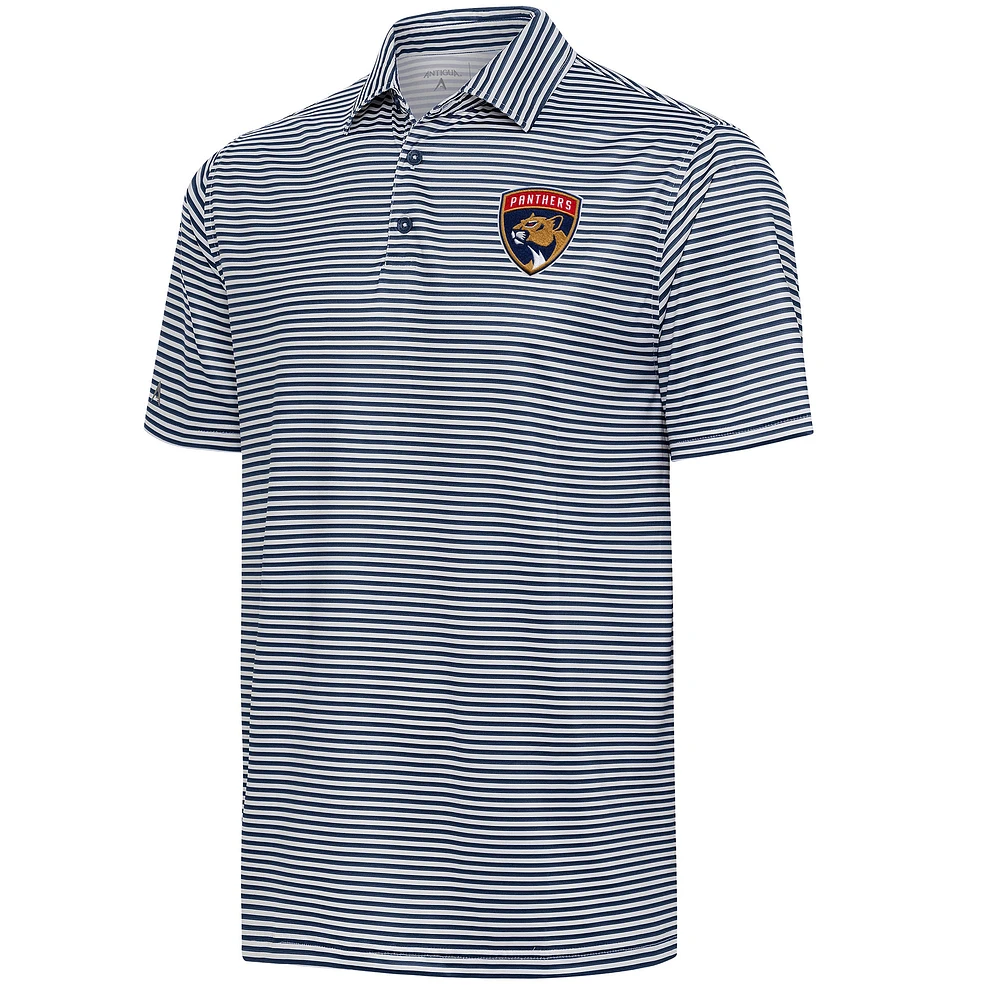 Men's Antigua Navy Florida Panthers Skills Polo