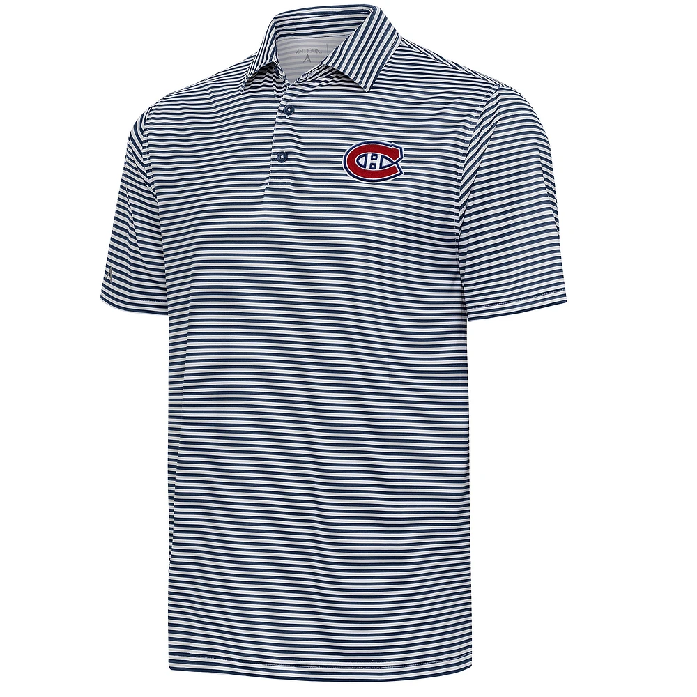 Men's Antigua Navy Montreal Canadiens Skills Polo