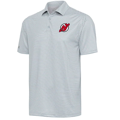 Men's Antigua Gray New Jersey Devils Skills Polo