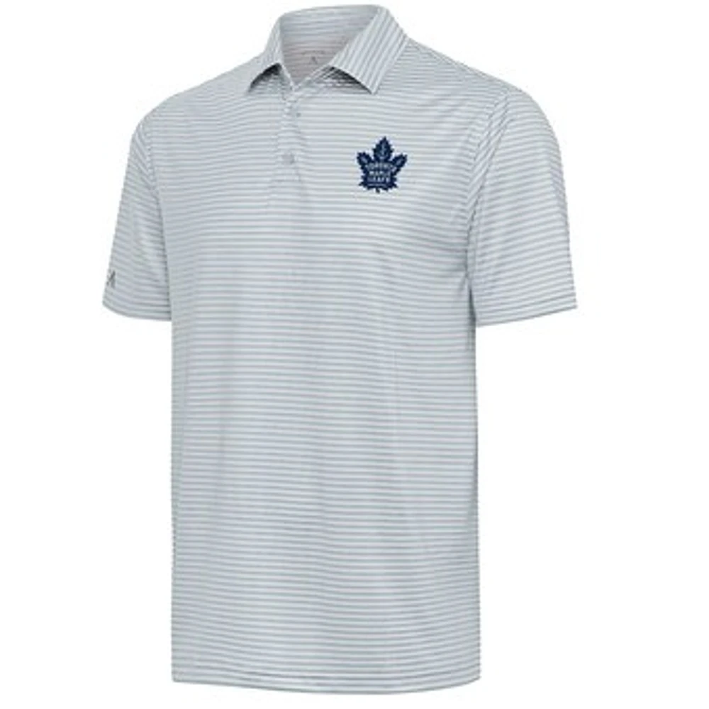 Men's Antigua Gray Toronto Maple Leafs Skills Polo