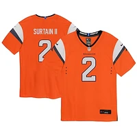 Infant Nike Patrick Surtain II Orange Denver Broncos Team  Player Game Jersey
