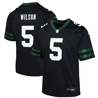 Youth Nike Garrett Wilson Black New York Jets Game Jersey