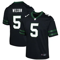 Youth Nike Garrett Wilson Black New York Jets Game Jersey
