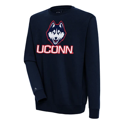 Men's Antigua Navy UConn Huskies Victory Pullover Sweatshirt