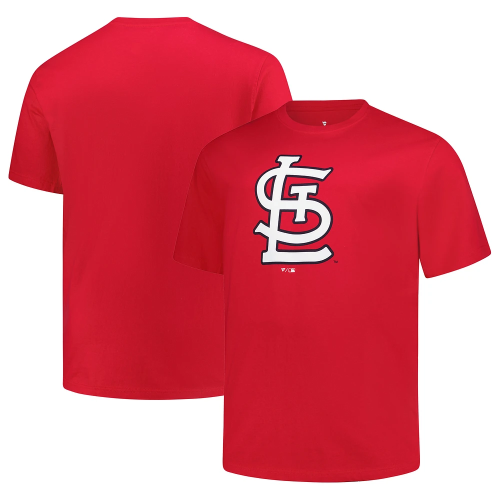 Men's Profile Navy St. Louis Cardinals Big & Tall Primary Logo T-Shirt