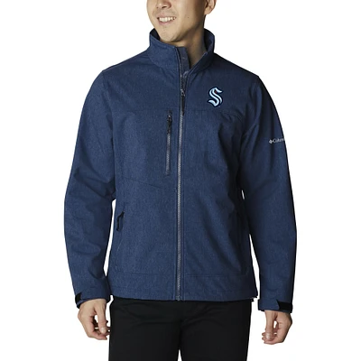 Men's Columbia Navy Seattle Kraken Ascender II Full-Zip Jacket