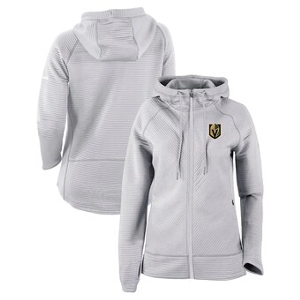 Women's Columbia Gray Vegas Golden Knights Omni-Wick Pack It Up Full-Zip Jacket
