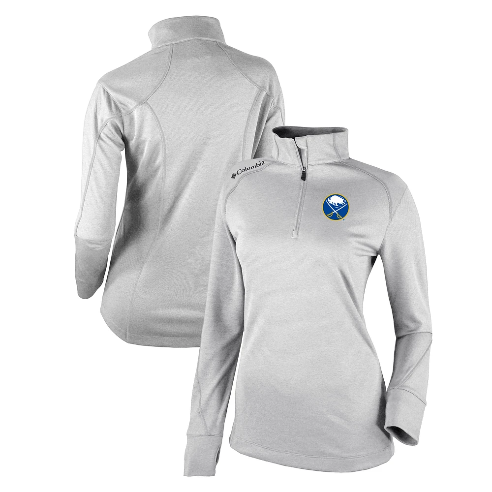 Women's Columbia White Buffalo Sabres Omni-Wick Shotgun 2.0 Quarter-Zip Pullover Top