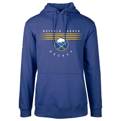 Men's Levelwear Royal Buffalo Sabres Podium Fleece Pullover Hoodie