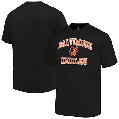 Men's Profile Black Baltimore Orioles Big & Tall Heart Soul T-Shirt