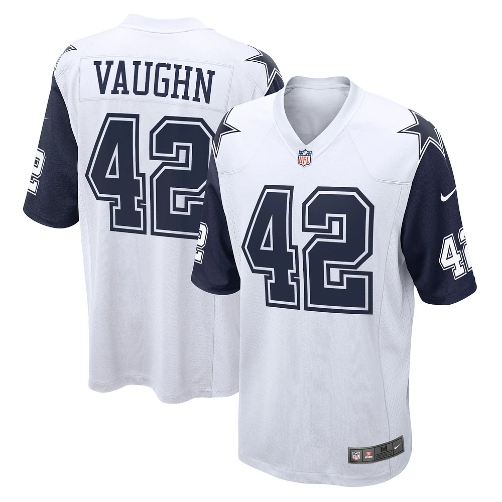 Men's Nike Deuce Vaughn White Dallas Cowboys Alternate Game Team Jersey